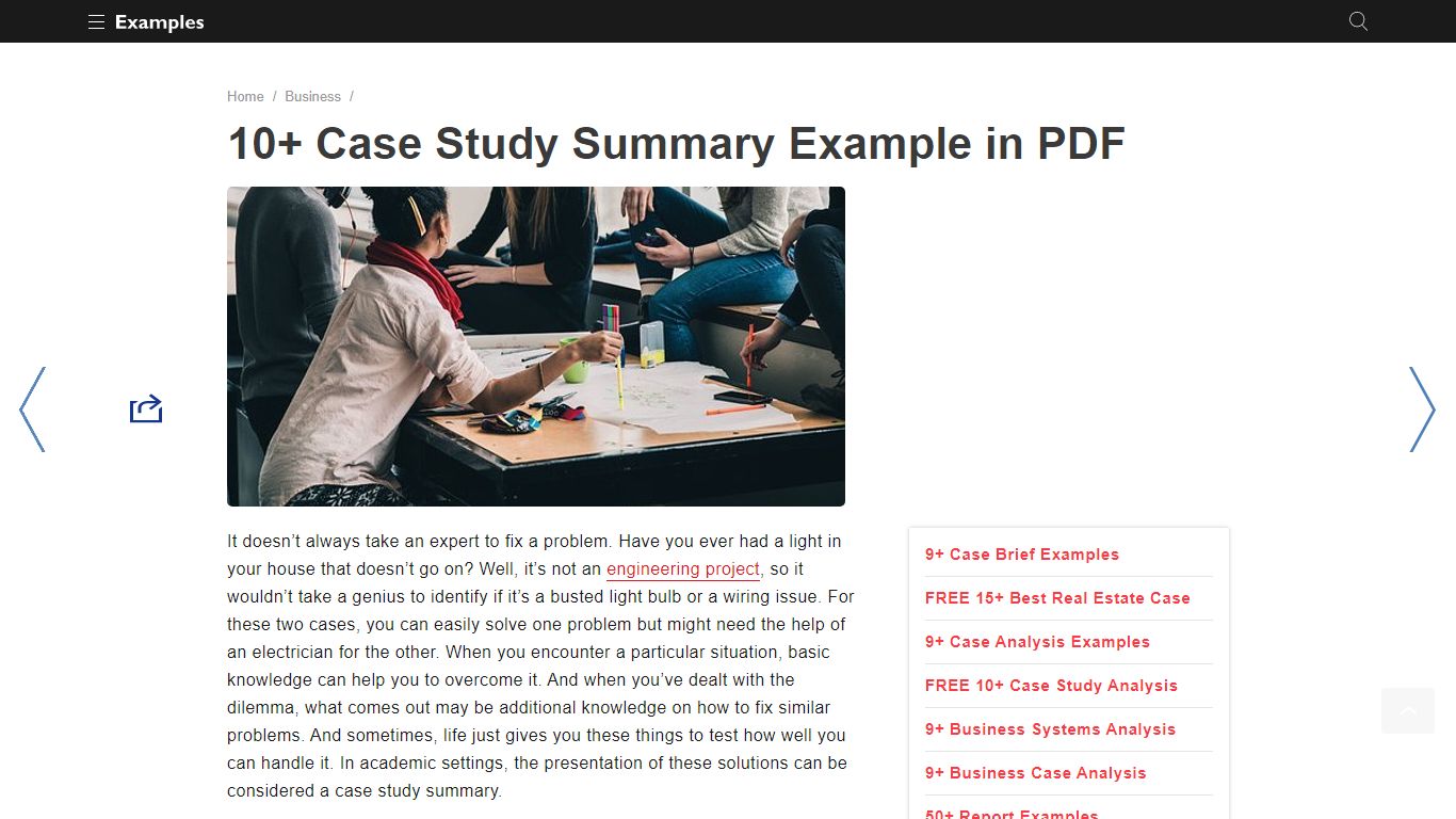 Case Study Summary - Examples, Format, Pdf | Examples